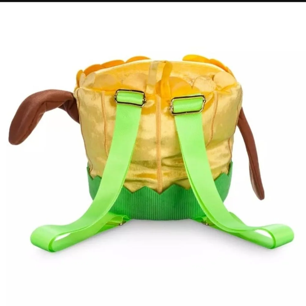 Cute Yellow Plush Backpack
